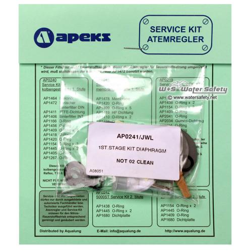 Apeks service kits til 1. trin