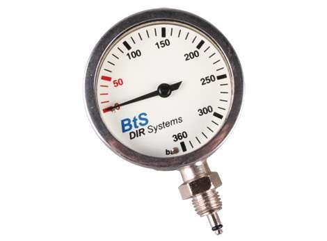 BtS 0-360 bar, SPG 63mm manometer